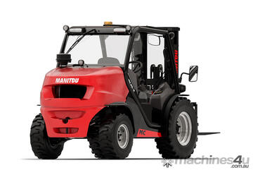 2.5tons Manitou rough terrain forklift with triplex free-lift container mast