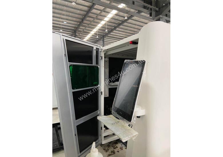 caption 3kW twin table enclosed laser cutting system