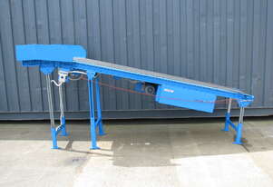 Incline Motorised Belt Conveyor - 3.15m long - Dexion
