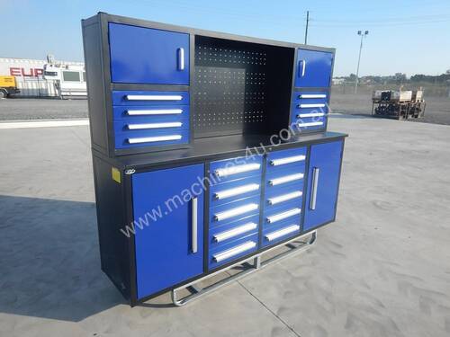 2.1m Work Bench/Tool Cabinet