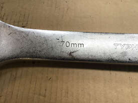 Typhoon Tools 70mm x 710mm Spanner Wrench Ring/Open Ender Combination Pre-Owned - picture2' - Click to enlarge