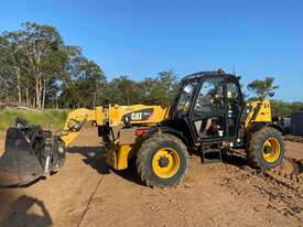 CAT TH414 4WD 4WS TELEHANDLER with Fork, JIB & 4in1 Bucket - picture2' - Click to enlarge