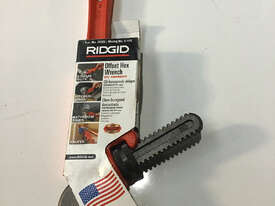 Ridgid Pipe Wrench Offset Hex  E-110 -NEW - picture1' - Click to enlarge