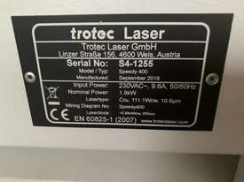 Trotec Speedy 400 Laser Machine RECENTLY SERVICED & LOW HOURS - picture0' - Click to enlarge