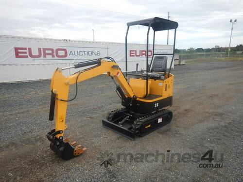 1 Ton Excavator, Rubber Tracks