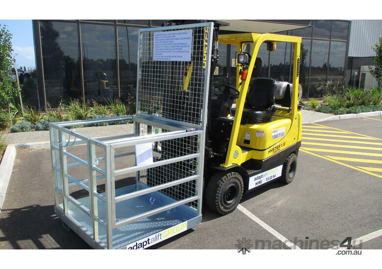 caption Forklift Safety Cage Hire