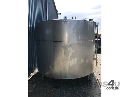 6,700lt Jacketed Stainless Steel Tank