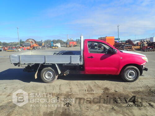 2008 TOYOTA HILUX 4X2 SINGLE CAB TRAY BACK UTE