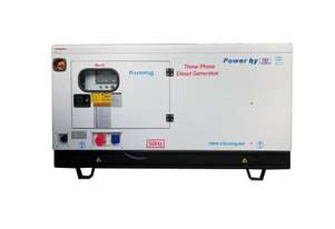 Kusing 12.5KVA Perkins Silenced Diesel Generator 3 Phase 415V