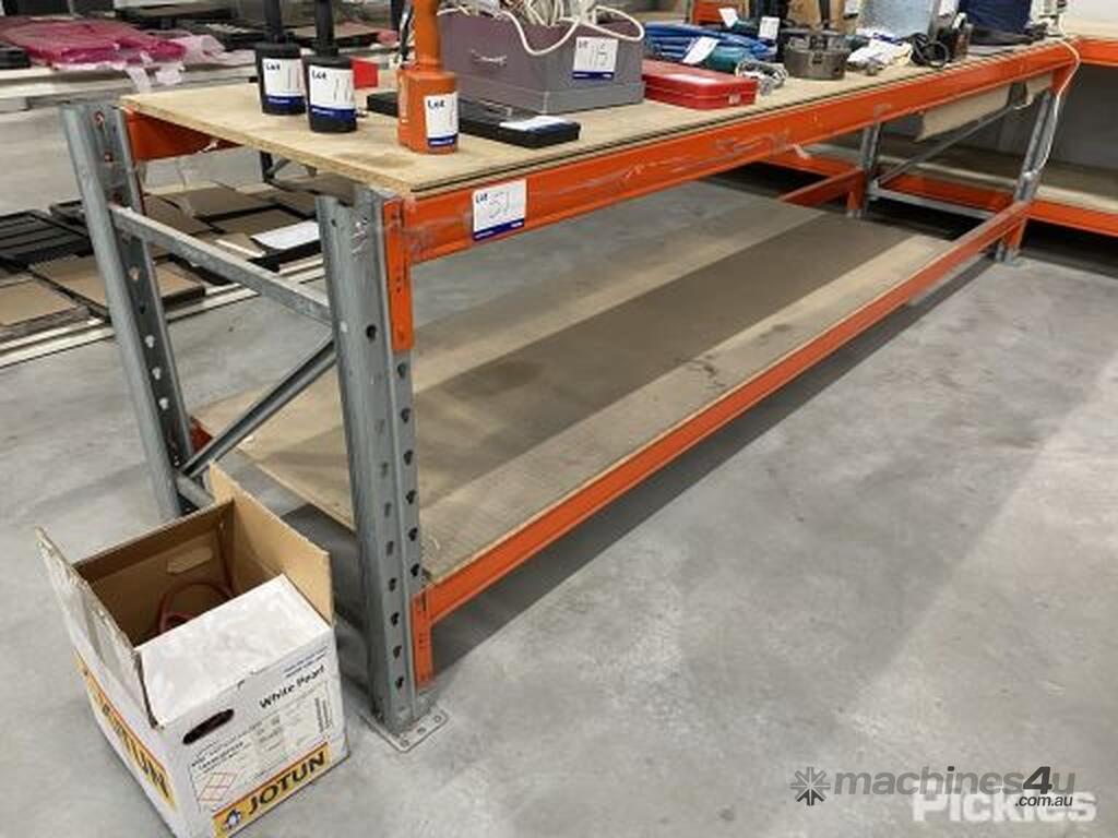 Used Pallet Racking Workbench with Undershelf Tractors in , Listed on Machines4u