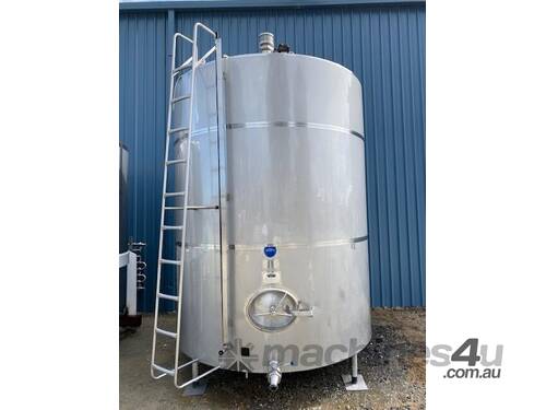 12,000ltr Jacketed Stainless Steel Tank