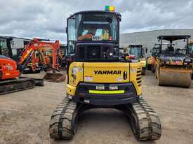 2020 YANMAR VIO55-6 EXCAVATOR WITH TILT HITCH, RUBBER TRACKS AND LOW 750 HOURS - picture2' - Click to enlarge