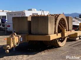 Tow behind Dual Grid Roller. Plus Extra Concrete Weights Located at Tamworth Pickles. - picture0' - Click to enlarge