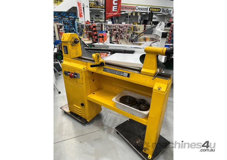 caption *Pre-Loved* Woodworking Lathe 415V MC908 by Woodfast