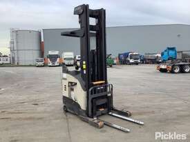 Crown RR5700 Electric Reach Forklift (Stand on) - picture0' - Click to enlarge