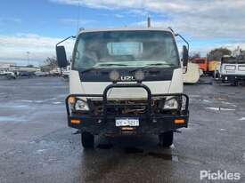 2006 Isuzu NPR Flatbed Crane Truck - picture0' - Click to enlarge