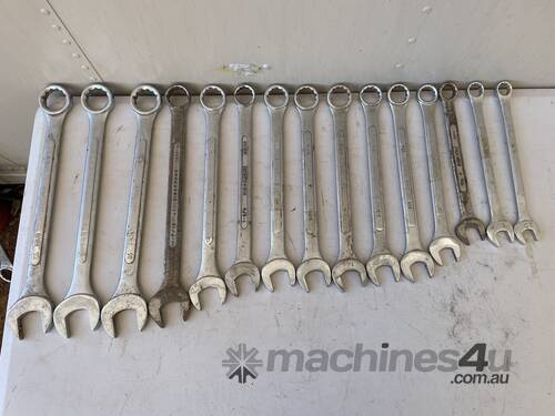 Assorted Spanners x 15