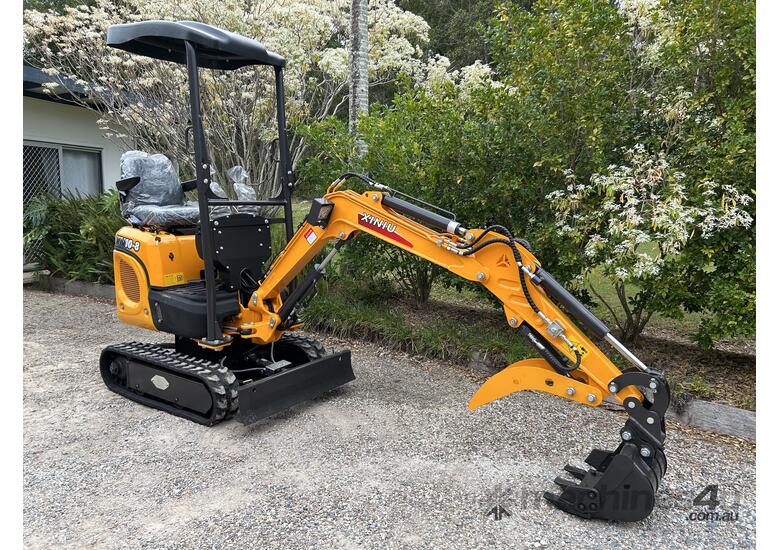 caption NEW XN10-8SE (THE 3RD GEN) RHINOCEROS DIESEL MINI EXCAVATOR