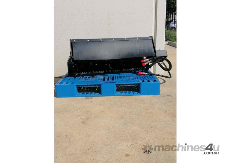 caption Rotary Hoe. Universal Mini Loader Quick Hitch
