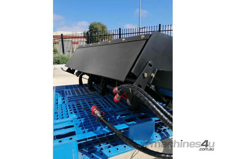 caption Rotary Hoe. Universal Mini Loader Quick Hitch