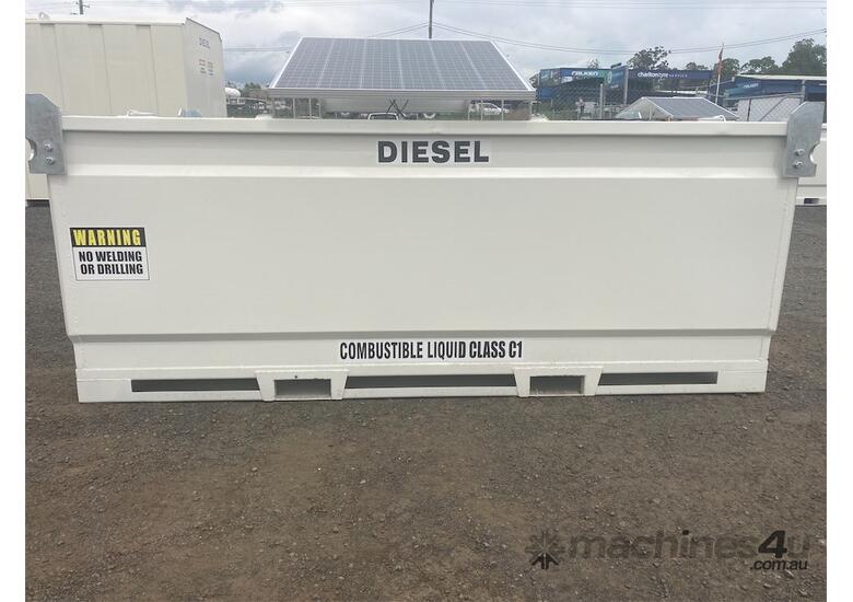 4,500L Bunded Fuel Storage Cube with Solar Powered Pump