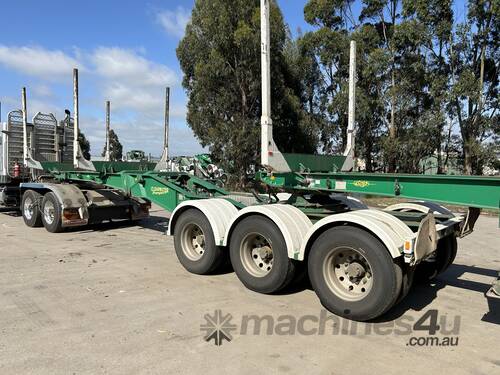 Buy Used 2005 kennedy 2005 Kennedy Tri Axle Drop Deck Folding Skel A ...