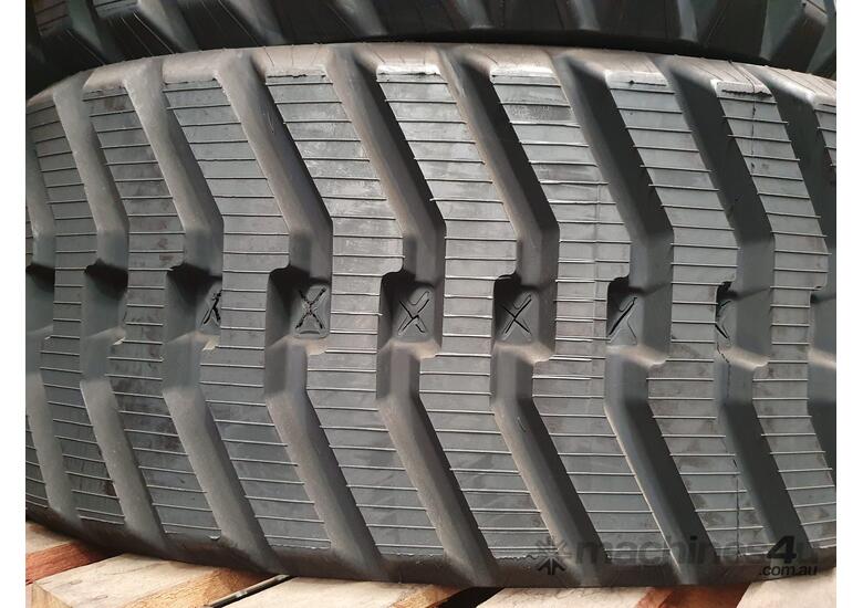 caption Rubber Track 450mm Tufftrac CTL S Wave Pattern - 450x86Bx52