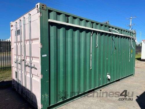 20' Modified Shipping Container inc Food Prep Kitchen & Side Open Servery