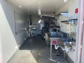 20' Modified Shipping Container inc Food Prep Kitchen & Side Open Servery - picture1' - Click to enlarge