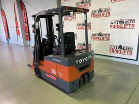 2015 Toyota 7FBE18 3 STAGE MAST 3-wheel electric new 2024 48V battery Low hours  - picture2' - Click to enlarge