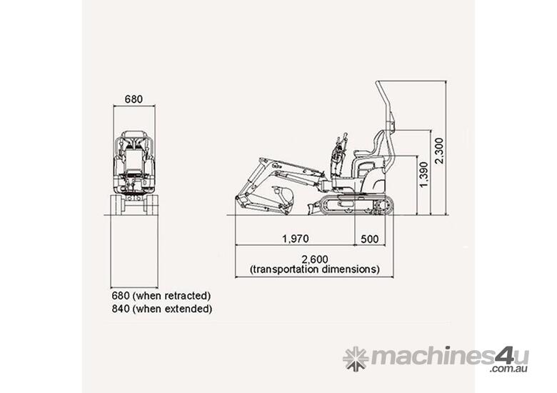 MINI EXCAVATORS  SK008