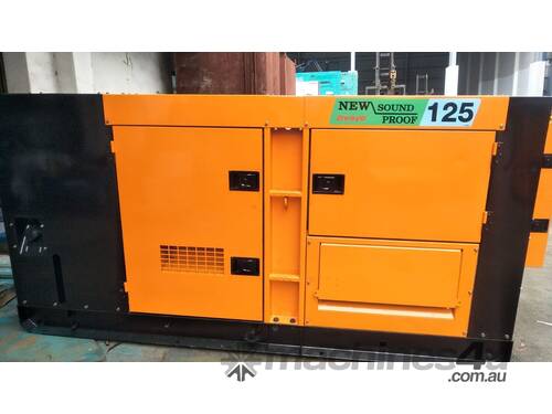 110 KVA Komatsu Silenced Denyo Japan Heavy Duty Diesel Generator Late Model Low Hours 2 Available 