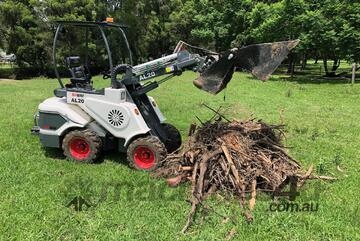 Articulated Diesel Mini Loader With Telescopic Boom, Bucket and Mower