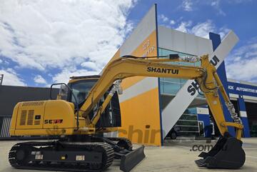 Shantui Excavator - 7.6T | Air Condition, Enclosed Cabin, Excavator Blade & ROPS