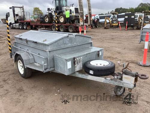 caption 2007 ATA Trailers Single Axle Enclosed Box Trailer