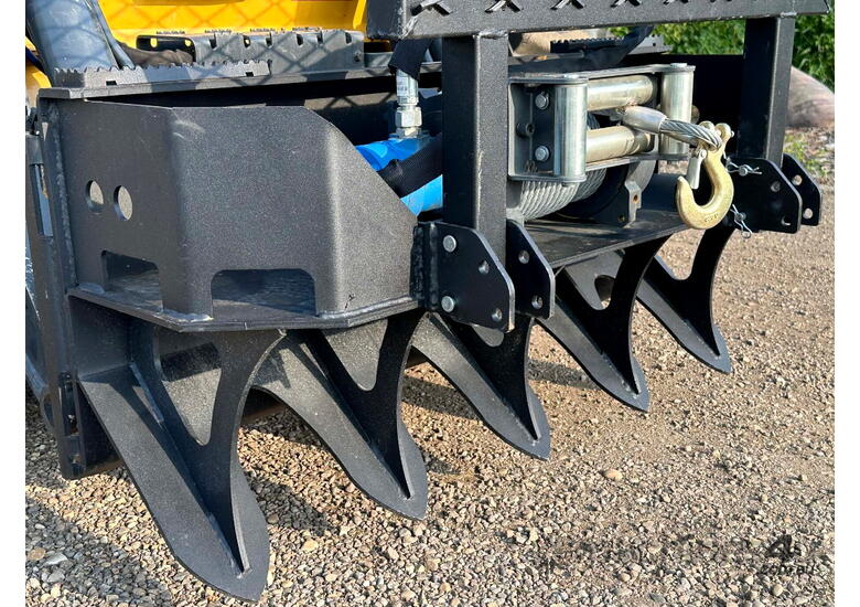 caption New 3 ton Recovery / Logging Winch, Skid Steer, Track Loader, Tractor