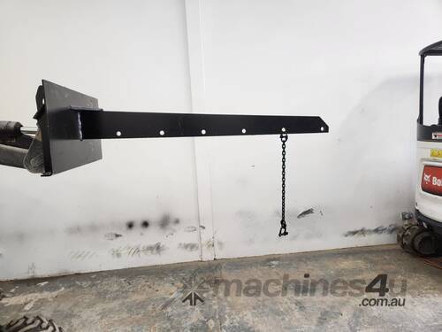caption Lifting Jib / Boom Attachment for Mini loader - Dingo, Toro, Vermeer, Boxer & Viking
