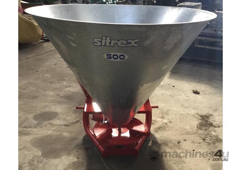 caption SITREX FS/500 - Fertiliser Spreader - Galvanised Hopper - IN STOCK!
