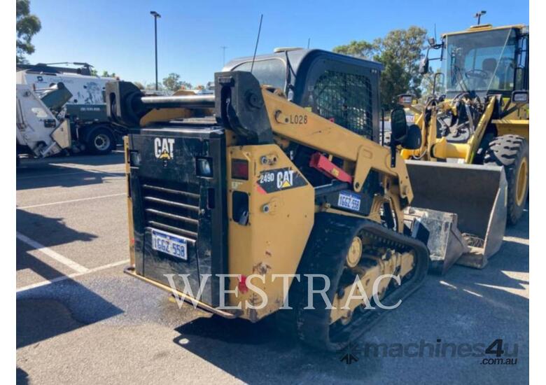 caption CAT 249DLRC Compact Track Loader