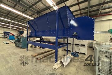 Large Industrial 5 Cubic Meter Conveyor Hopper Feeder - EZ Machinery Large Industrial 5 Cubic Meter Conveyor Hopper Feeder - EZ Machinery