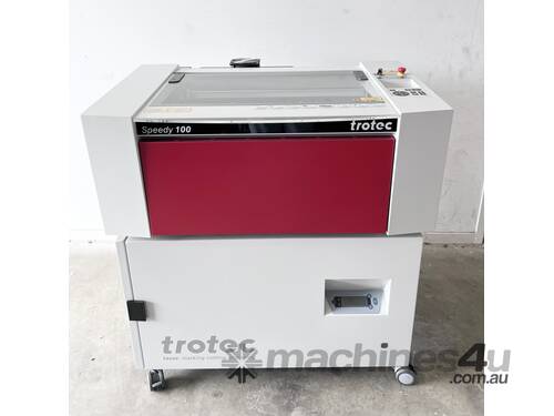 caption Trotec Laser Machine
