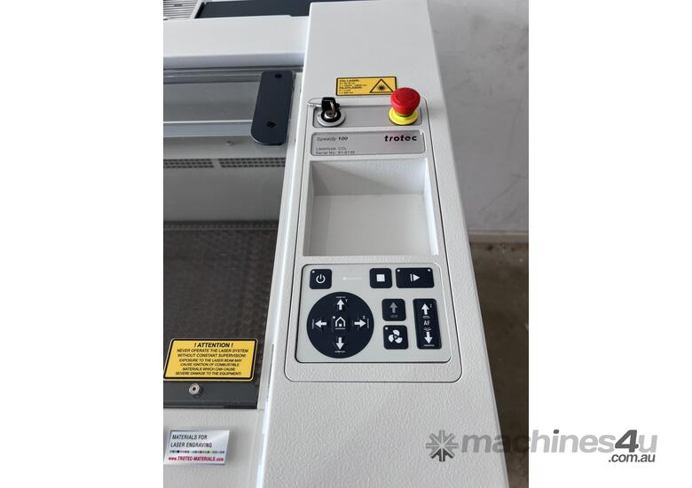 caption Trotec Laser Machine