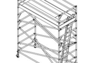 Ex Hire 2m Aluminium Scaffold Towers
