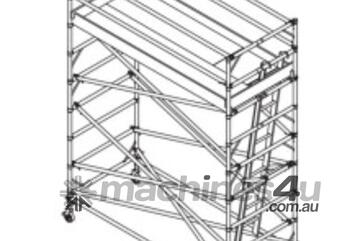 Ex Hire 2m Aluminium Scaffold Towers