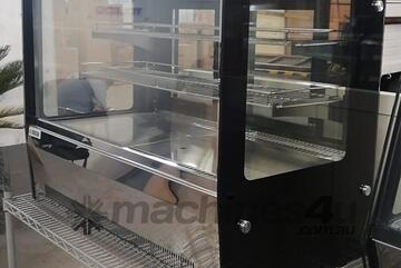 Counter top square 2 Shelves Glass cold food display - GN-1200RT
