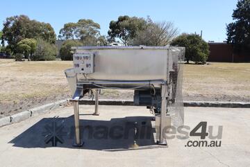 Commercial Stainless Steel Twin Paddle Mixer - 1000L - Wolff