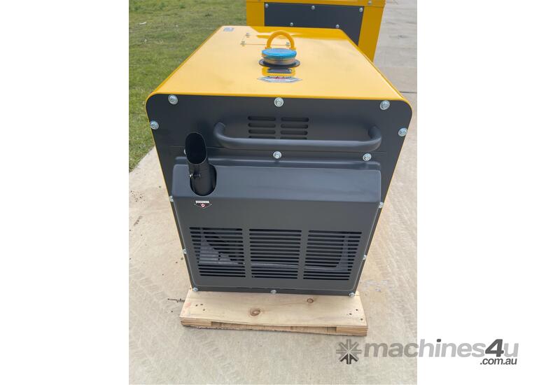 caption EXEQ 6KW Silenced Portable Diesel Generator