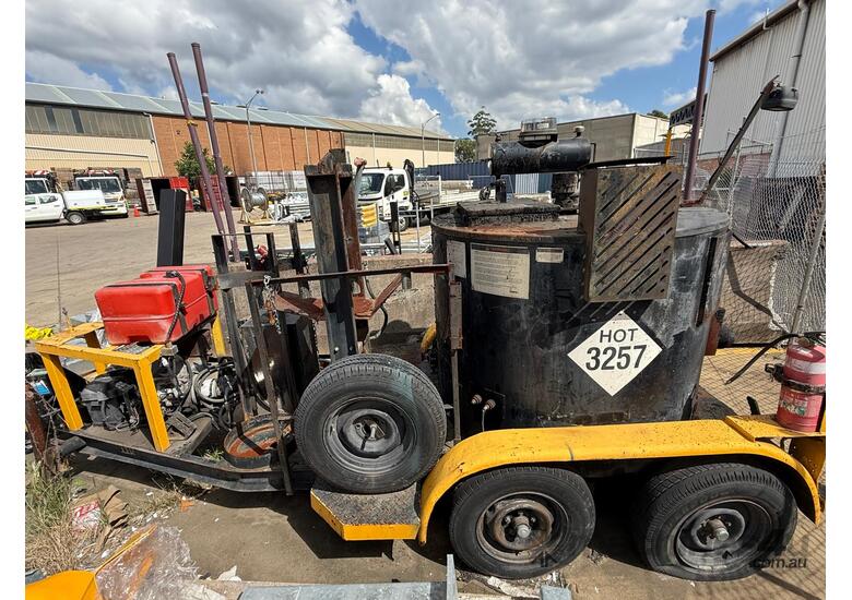 Old Bitumen Boiler - Crack Sealing machine