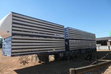 B Double Livestock Trailer Set