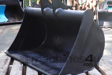   4-12 ton 1000mm AHE Excavator / Backhoe Mud Batter Bucket, Partial Headstock
